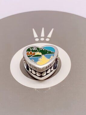 Pandora Vermont Heart Charm S925 Sterling silver